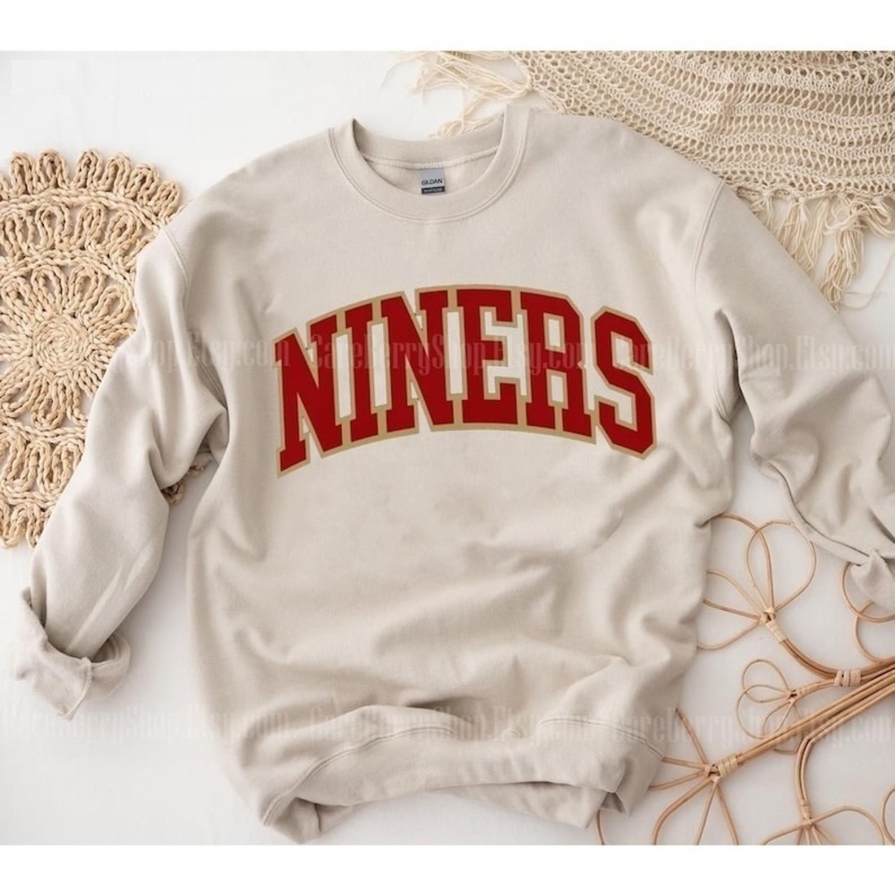 San Francisco Football Sweatshirt 49Ers Football Crewneck 49Ers Gift